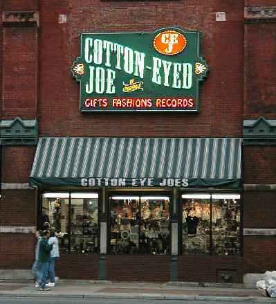 Decrepit novelty shop